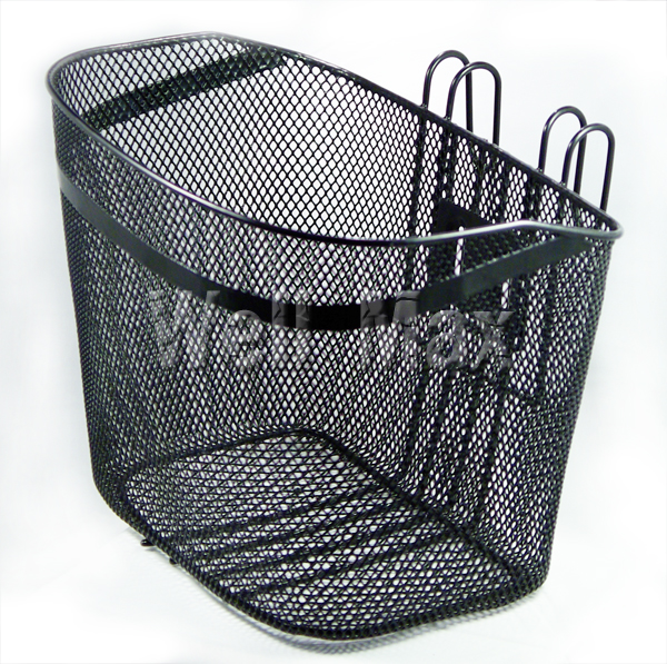 Easy-Mount Wire Mesh Bicycle Basket